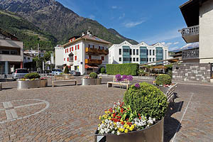 Centro del paese di Lagundo