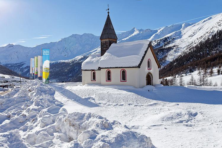 Schnalstaler Gletscher, Kirchl in Kurzras